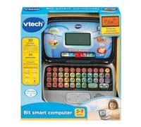 VTech Bit Smart Computer Noir, Ordinateur interactif pour Enfants, Ordinateur avec Souris et Effets Lumineux, poignée Confortable, Jeu Enfant avec Animaux et Formes, Langue Italienne, Piles incluses