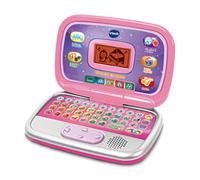 VTech Bit Smart Computer Rose, Ordinateur interactif pour Enfants, Ordinateur avec Souris et Effets Lumineux, poignée Confortable, Jeu Enfant avec Animaux et Formes, Langue Italienne, Piles incluses