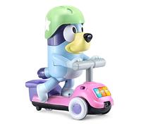 VTech - Bluey, Trotti-Bluey Interactive, Chien Interactif sur Trottinette, Figurine Animée 27 cm, Jouet Électronique Sons et Lumières, Cadeau Enfant de 3 Ans à 7 Ans - Contenu en Français