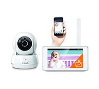 VTech BM6000 Moniteur vidéo pour bébé Wi-Fi Connect 5" Safe & Sound Tablette tactile avec fonctions panoramique/inclinaison et zoom