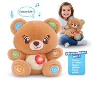 VTech - Peluche interactive - Bonbon Mon ourson à personnaliser - Bluetooth - Multicolore TU
