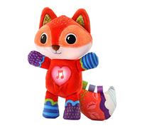 VTech - Bosque, dulces sueños y abrazos, peluche interactivo para bebés +3 meses, diferentes texturas, botón luminoso que activa + de 50 canciones, melodías y frases, multicolor, versión ESP
