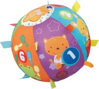 VTech Boule magique multi-activité, cube doux pour bébé avec bouton, idéal pour apprendre les numéros, jeu pour bébé avec 15 mélodies, capteur de mouvement, langue italienne, piles incluses, 6-36 mois