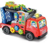 Vtech Camion Porte-Voitures Interactif Road Rescue, 2 Voitures & 55+ Sons