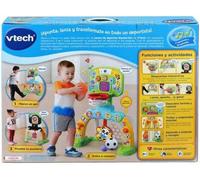 VTech - Centre sportif Basket-Gol, but de football, but de basketball et jeu de fléchettes, interactif, tableau d'affichage LED (80-533522) VTECH