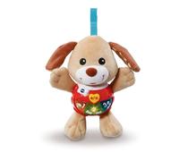 VTech - Chant' Toutou Brun, Peluche Chien Interactive, Hochet Bébé, Éveil Musical, Jouet Poussette, Siège Auto, Berceau et Parc Bébé, Cadeau de Naissance Bébé Dès 3 Mois - Contenu en Français
