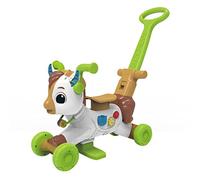 VTech Cheval pour bébé Roue et Jogging, Trotteur 4 en 1 pour bébés à partir de 12 Mois, Version ESP