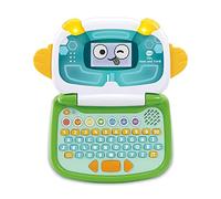 VTech - Clic, Mon Ami l'Ordi Bleu et Vert, Ordinateur Portable Enfant avec Écran Rétroéclairé et Animé, 9 Jeux Éducatifs, Jouet Interactif, Cadeau Enfant de 3 Ans à 6 Ans - Contenu en Français