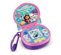 VTech – Console Magi'Pocket Gabby et la Maison Magique Mini, Écran animé, 10 cadrans, 4 jeux