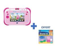 VTECH - Console Storio Max 2.0 5"" Rose - Tablette Éducative Enfant 5 Pouces + 1 Jeu Peppa Pig OFFERT
