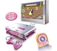 VTech Console V.Smile Pro Rose + Jeu Disney Princesses Noir G