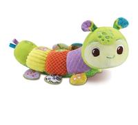 VTech - Couleurs et Textures Fleur de Chenille, Peluche Musicale Interactive, Cadeau pour bébés à partir de 3 Mois, Jouet d'activité Qui stimule Le développement, Contenu en Espagnol