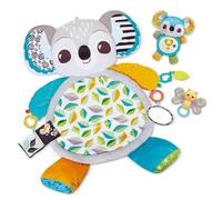 VTech Couverture de Jeux Koala endormie, Jouet bébé à partir de 0 Mois, Couverture d'activités de Haut grammage, Gym pour bébés, hochets, Dentition, Miroir, mélodies, Version ESP