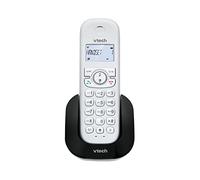 VTech CS1500 Téléphone sans Fil DECT avec Double Charge, téléphone Fixe Extra Fort, Mains Libres, Blocage des appels, Identification des appelants, écran et Clavier rétroéclairés, Blanc