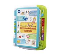 VTech Dictionnaire illustré école pour Enfants à la Maison, Livre éducatif pour Enfants à partir de 3 Ans, Plus de 200 Mots pour Apprendre, Multicolore, Version ESP
