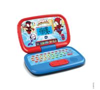 VTech - Disney Junior Spidey, Mon Ordi Éducatif, Ordinateur Enfant avec Écran Rétroéclairé, 15 Activités et Jeux Éducatifs, Cadeau Enfant de 3 Ans à 7 Ans - Contenu en Français