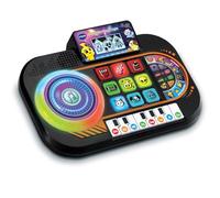 VTech DJ Mix Junior Table de mixage pour Enfants, Jouets électroniques pour Enfants à partir de 3 Ans, Panneau Lumineux, Disque Cratch, Piano avec 8 Touches, 9 chansons, 27 mélodies et Mini-Jeux