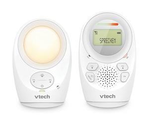 VTech DM1211 Babyphone Audio Numérique - avec Technologie DECT, Fonction Interphone, Affichage de Volume LCD, Capteur de Température, Veilleuse et Bien Plus - Unité Parentale et Unité Bébé