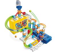 Vtech Marble Rush M400 Build & Store Box Set - Circuit à Billes interactif avec éléments de Piste passionnants et différentes possibilités de Montage - pour Enfants de 4 à 12 Ans