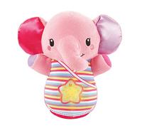 VTech - Éléphanteau Dodo Rose, Peluche Éléphant Bébé Interactive et Apaisante, Veilleuse Musicale Nomade, Berceuses et Sons de la Nature, Cadeau de Naissance - Contenu en Français