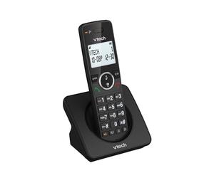 VTech ES2000 Téléphone sans Fil DECT avec Blocage d'appel, contrôle du Volume, Identification de l'appelant/Appel en Attente, 18 Heures d'autonomie, numérotation Rapide, Noir