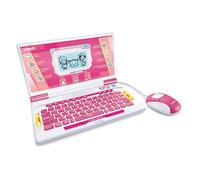 Vtech Explorer Laptop Pro Pink I Ordinateur portable d'apprentissage avec 164 jeux I Bilingue allemand anglais I 8 catégories d'apprentissage de la lecture science musique logique I écran LCD I