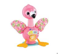 VTech – Peluche interactive Flamingo Rigolo – Sons, mélodies et ventouse – Multicolore