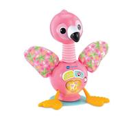 VTech – Peluche interactive Flamingo Rigolo – Sons, mélodies et ventouse – Multicolore