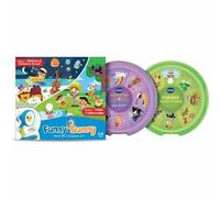 VTech - Funny Sunny, Pack Recharge N°1, 2 Disques, Histoires et Chansons du Soir, Fables Traditionnelles, Cadeau Enfant de 3 Ans à 8 Ans - Contenu en Français