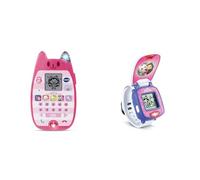 VTech - Gabby et La Maison Magique, Le Smartphone Éducatif, Téléphone Portable Enfant & Gabby et La Maison Magique, La Montre-Jeu Interactive de Pandy Pattes, Montre Bracelet