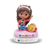 VTech - Gabby et La Maison Magique, Lumi-Conteuse à Histoires de Gabby, Boîte à Histoires Veilleuse, Jouet Interactif et Musical avec 4 Jeux, Cadeau Enfant de 3 Ans à 7 Ans - Contenu en Français