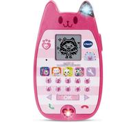 VTech Gabby et la Maison Magique - Smartphone éducatif pour enfants 3-7 ans, écran rétroéclairé, 4 jeux, oreilles de chat lumineuses