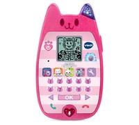 Vtech Gabby's Dollhouse Téléphone Portable éducatif - Téléphone Jouet avec Les Voix Originales des Pattes Gabby et Panda et des Jeux éducatifs passionnants - pour Enfants de 3 à 6 Ans