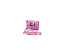 VTech Genius XL Color Pro Bilingue Rose, Ordinateur Enfant Dès 6 Ans | Ordinateur Éducatif Enfant avec Écran Couleur, Clavier AZERTY, Souris et 90 Jeux Évolutifs en Français et en Anglais
