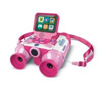 VTech - Genius XL Jumelles Vidéo Interactives - Paire de Jumelles Enfant 10x21 Rose avec Écran Couleur, Appareil Photo, Images de la BBC - Jeu Éducatif - Cadeau Enfant Dès 5 Ans - Contenu en Français