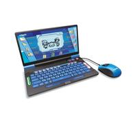 VTech - Genius XL Ordi Éducatif Bilingue Bleu - Ordinateur Enfant avec Écran LCD, Clavier AZERTY, Souris et 164 Jeux Éducatifs - du CP au CM2 - Cadeau Enfant Dès 6 Ans - Contenu en Français et Anglais