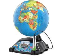 VTech - Globe terrestre interactif multimédia. 11 catégories de contenu à explorer. avec des vidéos BBC. 30x38,1x30,5 cm