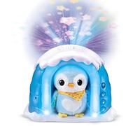 Vtech Penguin Plush Projector Igloo Spanish Version Bleu Enfants