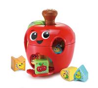 VTech - Jouet à empiler et à emboîter pour bébés à partir de 12 Mois, Apprentissage des Fruits, Version ESP