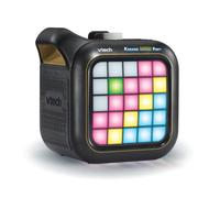 VTech - Karaoke Light Party - Enceinte Bluetooth Lumineuse Pixel Art - Kit Karaoké Complet avec 2 Micros sans Fil, Modificateur de Voix et Jeux - Cadeau Adulte, Ado et Enfant - Contenu en Français