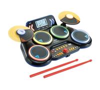 VTech Kidi DJ Drums - Batterie électronique avec Effets Lumineux et Mode d'apprentissage - pour Enfants de 6 à 12 Ans - Version Allemande/Version Allemande