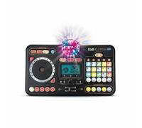VTech - Kidi DJ Mix, Platine DJ Enfant 12 en 1, Table de Mixage Bluetooth avec Pads Lumineux, Boule Disco, Prise Jack pour Casque, Apprentissages et Jeux, Cadeau Enfant Dès 6 Ans - Contenu en Français
