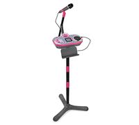 VTech Kidi Super Star DJ Jouet DJ pour Enfants avec chansons et Effets sonores intégrés, Microphone et Support réglable, Jouet karaoké, Cadeau pour Enfants de 6, 7, 8, 9 Ans et Plus, Version Anglaise
