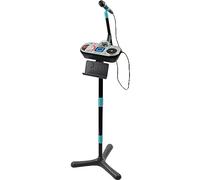 VTech Jouet karaoké Kidi Super Star DJ Studio 10 en 1, microphone et table de mixage amovible, Noir