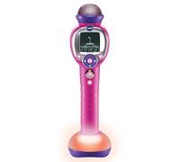 VTech Kidi Superstar Dance, Microphone Portable 8 en 1 avec écran interactif, karaoké pour Enfants, Apprendre à Chanter, Jeux, Effets Lumineux et sonores, Cadeau pour Enfants à partir de 6 Ans