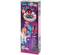 VTech - Kidi SuperStar LightShow, Karaoké électronique interactif, connexion MP3, sons, rose (80-165822) VTECH