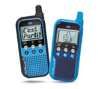Vtech - Kidi Talkie - Bleu - Talkie-Walkie Enfants avec écran et Jeux, Jouet électronique éducatif - Version FR