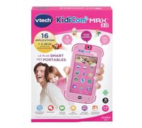 VTech Portable enfant KidiCom Max 3.0 – Sans forfait sécurisé – Rose – 3/8 ans – Version FR