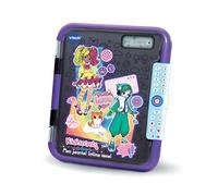 VTech - KidiSecrets 365 Mon Journal Intime Vocal Noir, Journal Intime Électronique avec Code, Micro Enregistreur, Carnet Secret, Feutre et Jeux, Cadeau Enfant de 5 Ans à 12 Ans - Contenu en Français