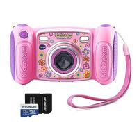 VTech KidiZoom Appareil photo à selfie Rose/violet et micro SD 32 Go